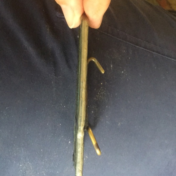 Vintage stained glass hand crafted belt buckle - Picture 4 of 4